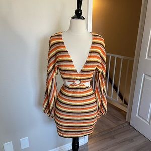 12th Tribe Bohemian Long Sleeve Dress